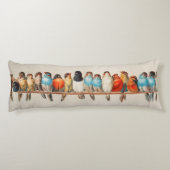 Tropische vogels lichaamskussen (Achterkant)