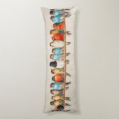 Tropische vogels lichaamskussen (Achterkant (Verticaal))