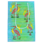 Tropische vogels medium cadeauzakje (Achterkant)