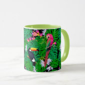 Tropische vogels mok (Voorkant rechts)