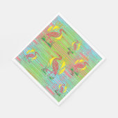 Tropische Vogels Papier Servet (Hoek)