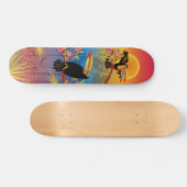 Tropische vogels persoonlijk skateboard (Horizontaal)