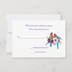 Tropische Vogels Responskaarten Kaart