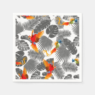 Tropische vogels servet