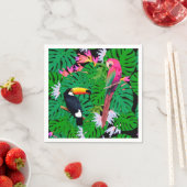 Tropische vogels servet (Insitu)