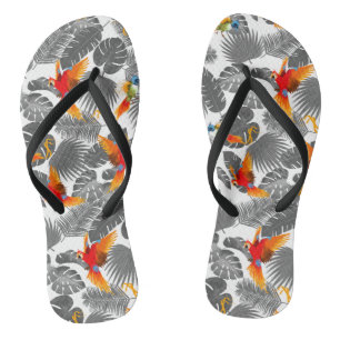 tropische vogels teenslippers