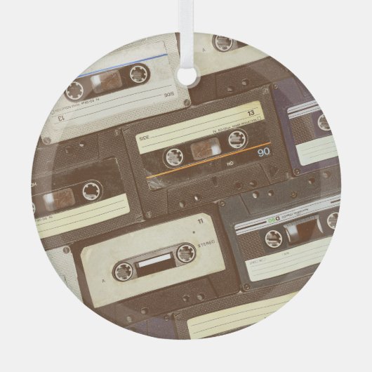 Tropische vogels: Toucans & papegaaien  Glas Ornament (Voorkant)