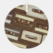 Tropische vogels: Toucans & papegaaien  Glas Ornament (Achterkant)