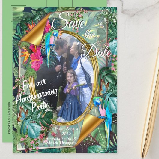 Tropische vogels van het paradijs kaart