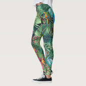 Tropische vogels van het paradijs leggings (Links)
