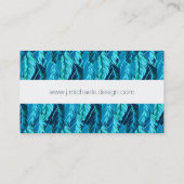 Tropische vogels visitekaartje (Achterkant)