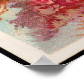  tropische vogels waterreclame in Florida Poster (Hoek)