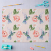 Tropische vogelserie: Hummingbird Design 4 Tissuepapier (Craft)