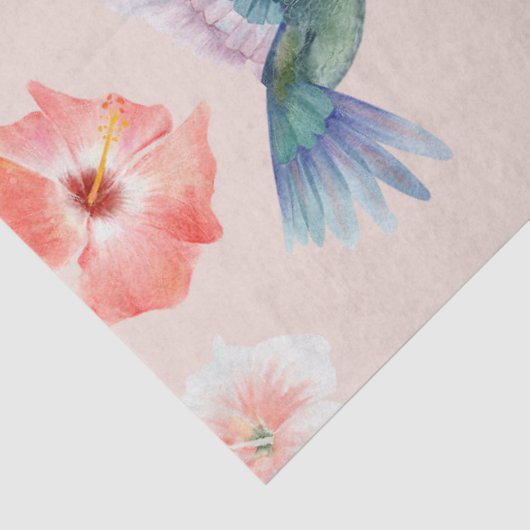 Tropische vogelserie: Hummingbird Design 4 Tissuepapier (Detail)