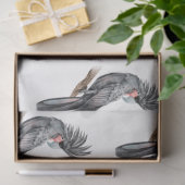 Tropische vogelserie: Palm Parrot Design 2 Tissuepapier (Geschenk)