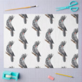 Tropische vogelserie: Palm Parrot Design 2 Tissuepapier (Craft)