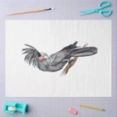 Tropische vogelserie: Palm Parrot Tissuepapier (Craft)