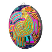 Tropische volksparadijsvogel dartbord (Voorkant Rechts)