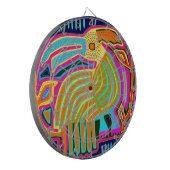 Tropische volksparadijsvogel dartbord (Voorkant Links)