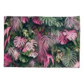 Tropische volledige achtergrondbomen kussensloop (Achterkant)