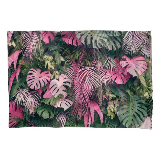 Tropische volledige achtergrondbomen kussensloop (Voorkant)