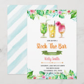 Tropische voorraad op uitnodiging van de bar (Voorkant / Achterkant)