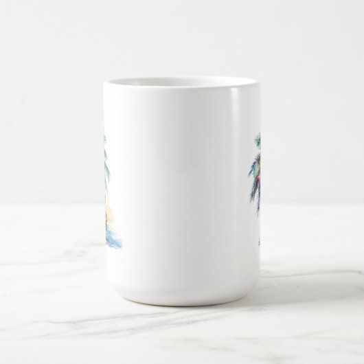 Tropische vreugde magische mok (Midden)