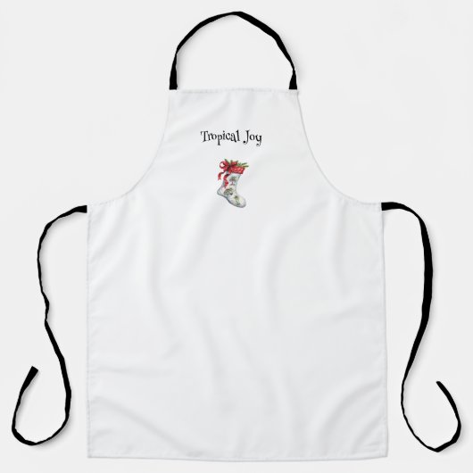 Tropische vreugde schort (Voorkant)