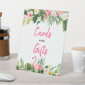 Tropische Vrijgezellenfeest Kaarten en geschenken Reclamebord Met Voetstuk (Insitu)