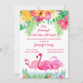 Tropische vrijgezellenfeest weekend weg kaart (Voorkant)