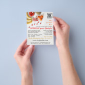 Tropische vruchten, Adverteren sappelbast Flyer (Hand)