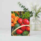 Tropische vruchten briefkaart (Staand voorkant)