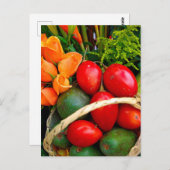 Tropische vruchten briefkaart (Voorkant / Achterkant)