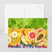 Tropische vruchten briefkaart (Voorkant / Achterkant)