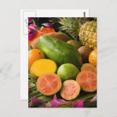 Tropische vruchten briefkaart (Voorkant / Achterkant)