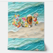 Tropische Vruchten Bruidsfeest Beach Cocktails Behang (Afrollen)