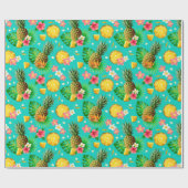 Tropische vruchten cadeaupapier (Vlak)