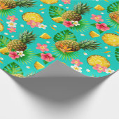 Tropische vruchten cadeaupapier (Hoek)