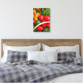Tropische vruchten canvas afdruk (Insitu (Slaapkamer))