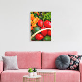 Tropische vruchten canvas afdruk (Insitu (Woonkamer))