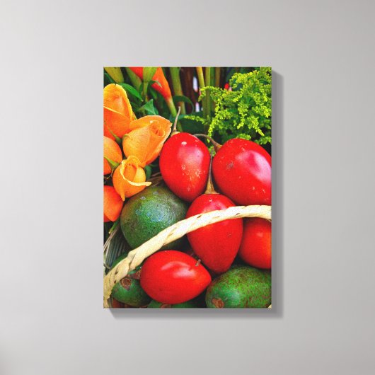 Tropische vruchten canvas afdruk (Voorkant)