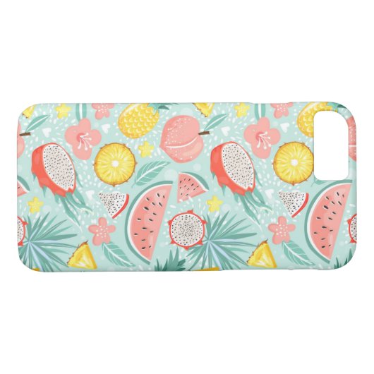 Tropische vruchten Case-Mate iPhone case (Achterkant (Horizontaal))