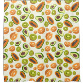 Tropische vruchten douchegordijn (Voorkant)