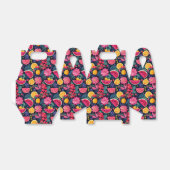 Tropische vruchten en bloemen bedankdoosjes (Uitgevouwen)