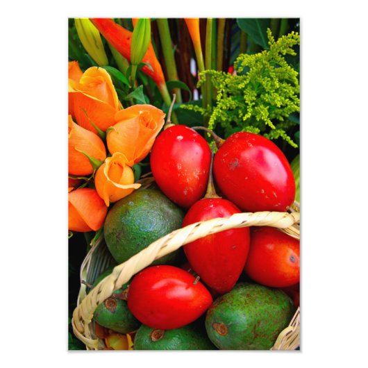 Tropische vruchten foto afdruk (Voorkant)