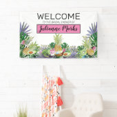 Tropische vruchten | Greenery Summer Vrijgezellenf Spandoek (Insitu)