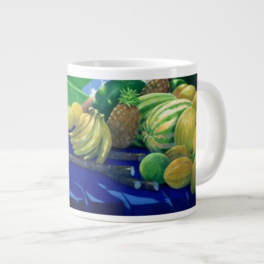Tropische vruchten grote koffiekop (Voorkant rechts)