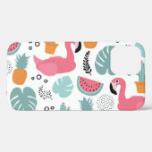 Tropische vruchten: herhalend patroon. Case-Mate iPhone case (Achterkant (horizontaal))