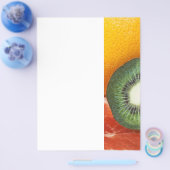 Tropische vruchten: kiwi en pompelmoezen flyer (Enkel)