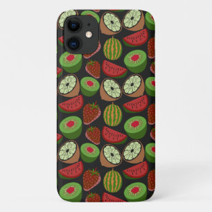 Tropische vruchten naadloos kleurig patroon Case-Mate iPhone case